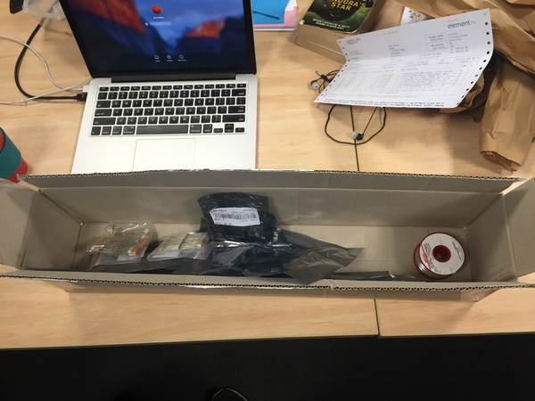 The parts have arrived